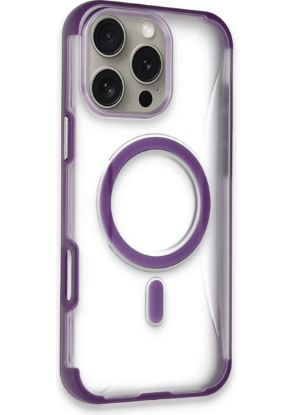 Resveq Joko Iphone 14 Pro Max Hilton Magsafe Kapak - Derin Mor