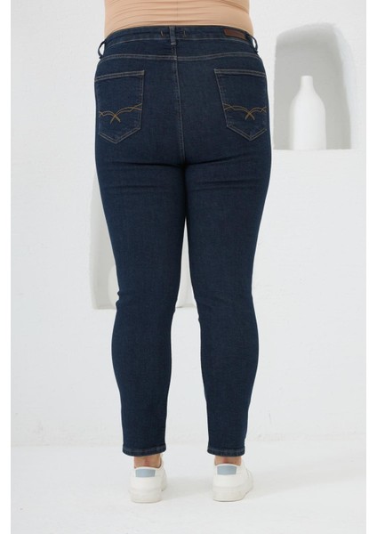 Büyük Beden Pantolon Koyu Lacivert fırsatları