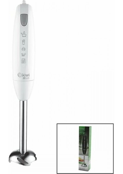 Kiwi KHB-4415 Çubuk El Blender Çelik Uçlu Dc Motor - 300W (4887)