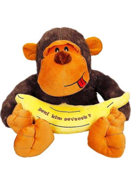 Sunman Muzlu Goril Peluş 50 cm fiyatları