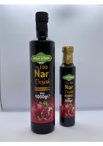 %100 Doğal Nar Ekşisi 2’li Set (1000 G + 350 G) – Katkısız & Geleneksel