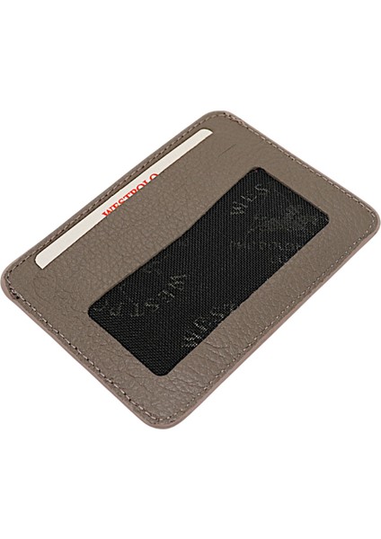 Carpi Çok Bölmeli Unisex Hakiki Flötr Deri Kartlık - Kum fırsatları