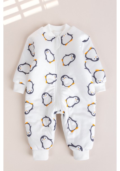 Elyaf Dolgulu 2,5 Tog Pamuklu Penye Astarlı Kız /erkek Çocuk Uyku Tulumu