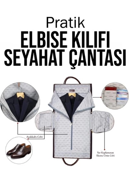 Mdb Pratik Elbise Kılıfı Seyahat Çantası