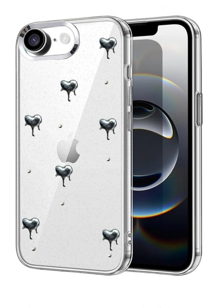 Resveq Newface Apple Iphone 16E Fiyonk Desenli Kapak - Desen 3