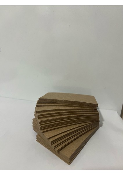 100 Adet 5 x 9 cm Baskısız Ipsiz Delikli Kraft Dikdörtgen Etiket, Karton Kağıt Ayakkabı Giysi Tişört indirimleri