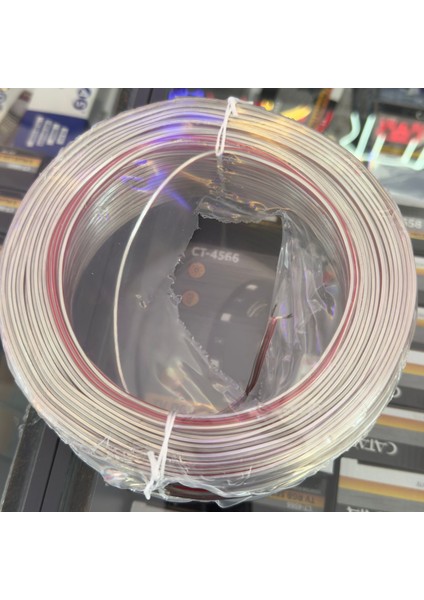 2x0,22 mm Beyaz Kodlu Siyah 2x9 Tam Bakır Telli Kordon Kablo 100 Metre fiyatları