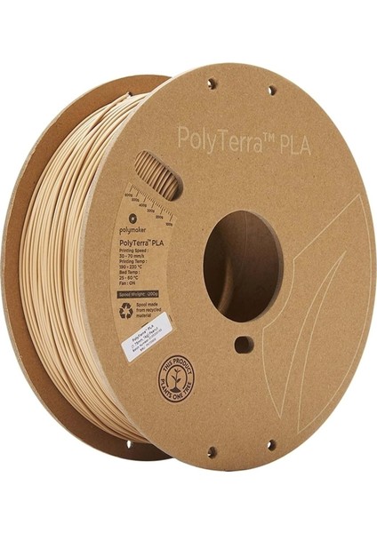 Polyterra Pla Filament Yer Fıstığı - 1 kg 1.75MM