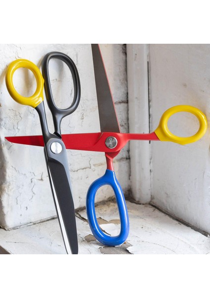 Chroma Scissors Black & Yellow Seramik Kaplama Döküm Paslanmaz Çelik Makas indirimleri