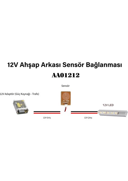 Ahşap-Taş Arkası 12V Dokunmatik Sensör Anahtarı fiyatları