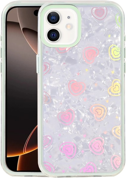 Resveq Newface Apple Iphone 11 Lumi Desenli Kapak - Yeşil