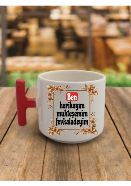 Ben Kimseden Akıl Almam Kahve Bardağı Kupa Bardak - Seramik Çay, Kahve Hediyelik Bardağı