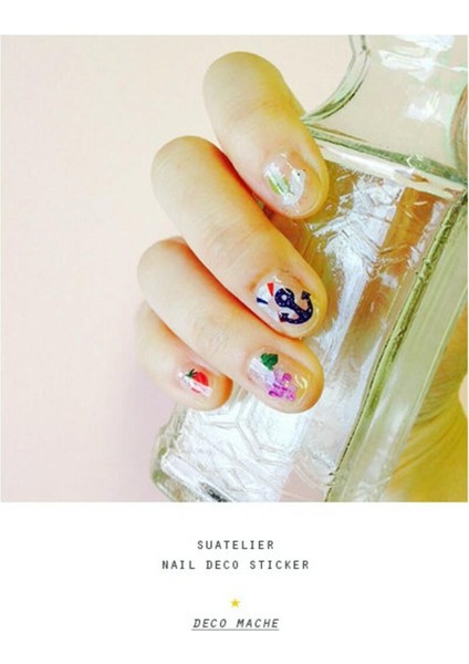 Deco Sticker Nail Deco Tırnak Deco Mache modelleri