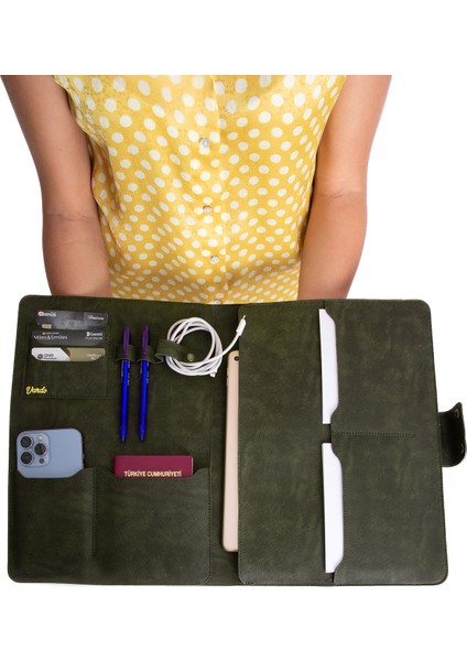 Ingrıd 34X24,5 cm Macbook Air/pro 13-14 Inç, Ipad Organizer Notebook & Evrak & Tablet Çantası indirimleri