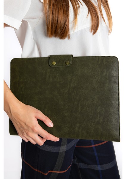 Ingrıd 34X24,5 cm Macbook Air/pro 13-14 Inç, Ipad Organizer Notebook & Evrak & Tablet Çantası