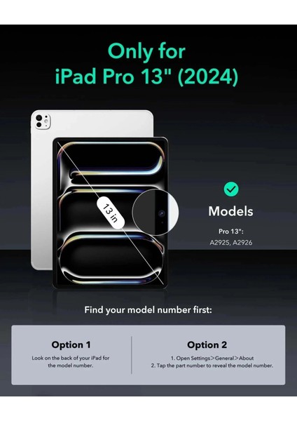 Apple iPad Pro 13 M5 2025 Çift Manyetik Destekli Kalem Hazneli Shift Magnetic Kılıf fiyatları