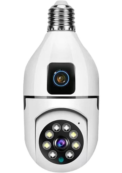 Mdb Çift Lensli Duy Girişli Kablosuz Ampul Kamera modelleri