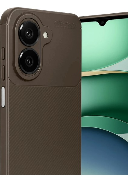 Resveq Newface Xiaomi Redmi A5 4g Auto Focus Karbon Kapak - Kahverengi modelleri