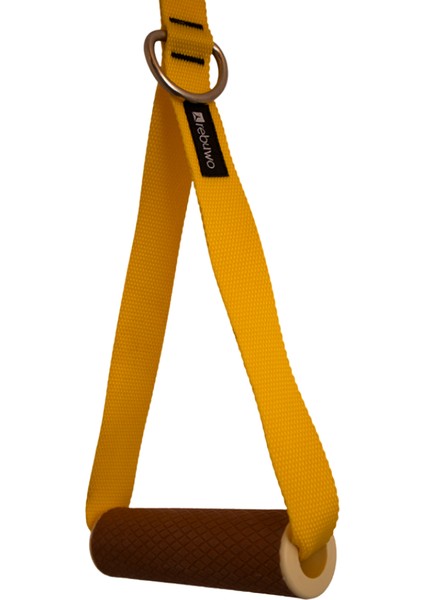 3 Kademeli Ayarlanabilir Cable Cross Elciği (1 Çift) - Kahverengi Tutacaklı Sarı Fitness Ağırlık Çekiş / Reformer Egzersiz Aparatı indirimleri