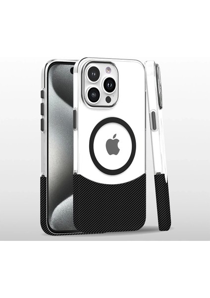 Resveq Joko Iphone 16 Pro Max Carbon Puzzle Magsafe Kapak - Siyah