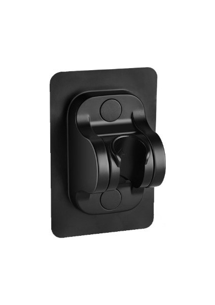 Yapışkanlı Duş Başlığı Tutucu Ayarlı Siyah indirimleri