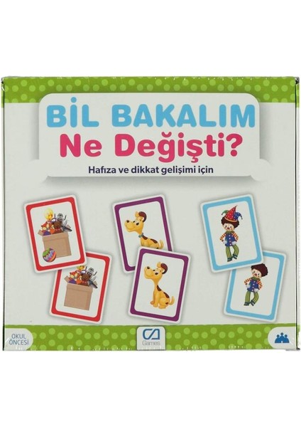 Games Bil Bakalım Ne Değişti? Hafıza ve Dikkat Gelişim K 55 Kart 5109 fiyatları