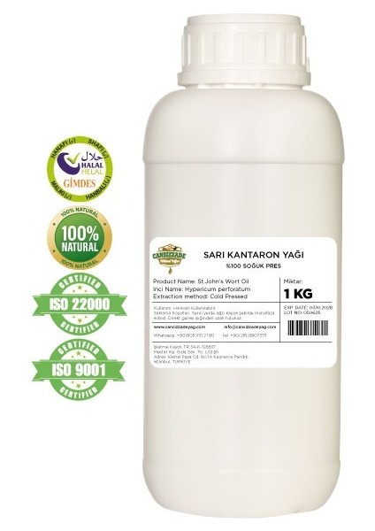 Sarı Kantaron Yağı 1kg