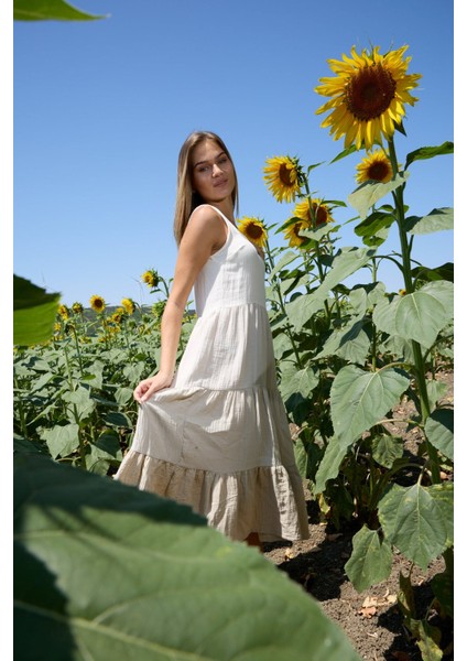 Gaia Katlı Müslin Elbise indirimleri