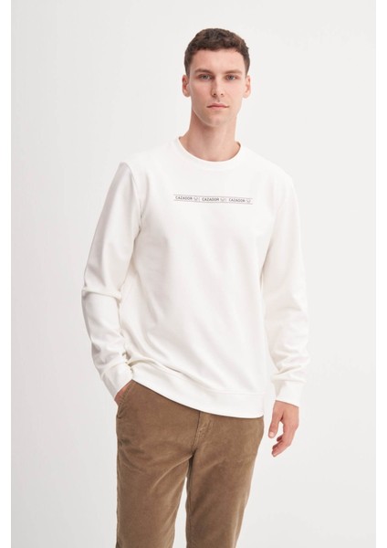 Ekru Erkek Sweatshirt 53270 modelleri