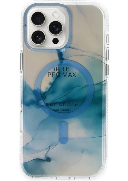 Resveq Joko Iphone 16 Pro Max Phantom Magsafe Kapak - Mavi