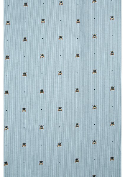 Çocuk Astarlı Fon Perde Arı Desenli Gri V3 130X135 fiyatları