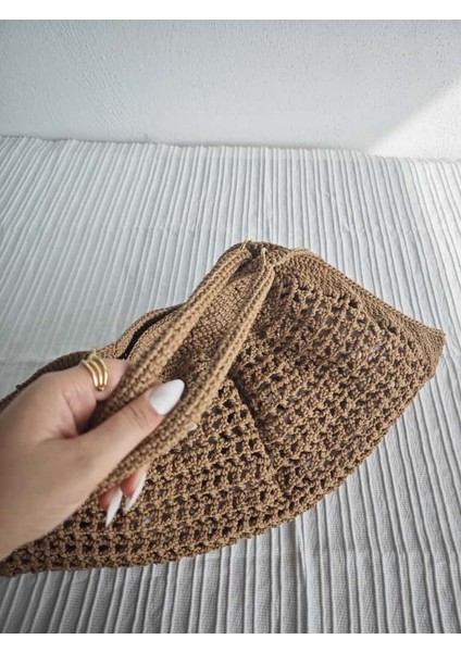 Brown Breeze El Yapımı Örgü El & Kol Çantası fiyatları