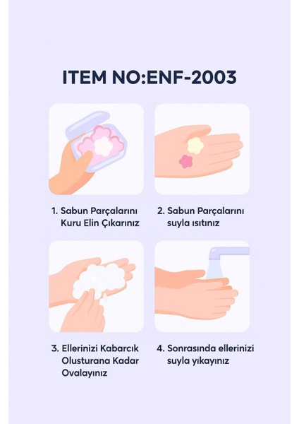 Sihirli Sabun Karışık Renk 4' Lü Paket modelleri