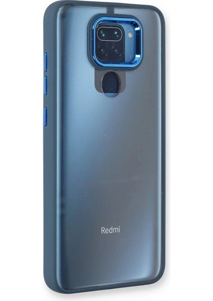 Xiaomi Redmi Note 9 Kılıf Dora Kapak - Mavi