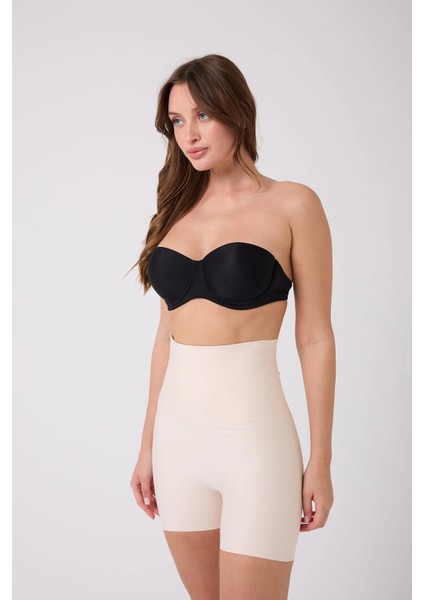 Mdb Freshness 1007 Lazer Kesim Silikonlu Yüksek Bel Şort Korse