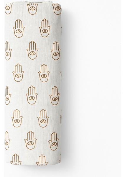 Hamsa Müslin Bebek Battaniyesi - %100 Pamuk