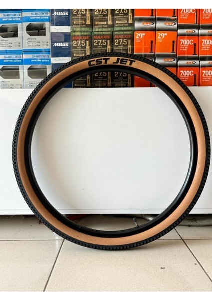 Dış Lastik Bisiklet Cst C1820 27.5x2,10 Kahverengi Yanak Amber Yanak