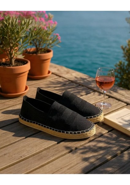 Basic Hasır Detaylı Erkek Espadril