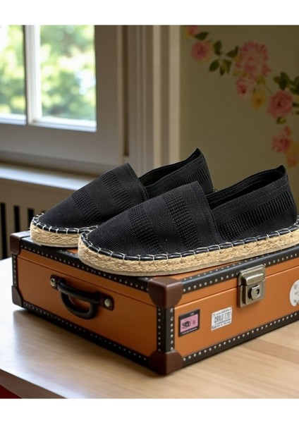 Basic Hasır Detaylı Erkek Espadril