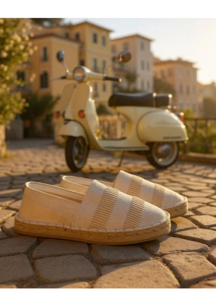 Basic Hasır Detaylı Erkek Espadril