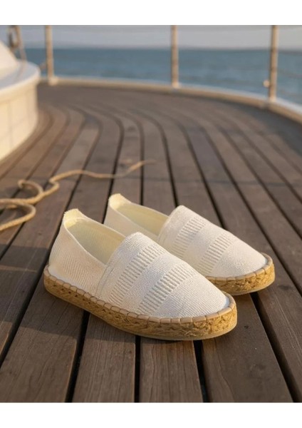 Basic Hasır Detaylı Erkek Espadril