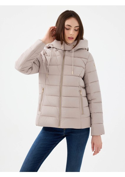 Slim Fit Vizon Kadın Mont LF2041093 fırsatları