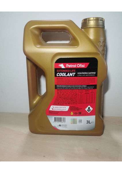 Kırmızı Organik Antifriz 3 Litre (08/2025 Üretim) modelleri