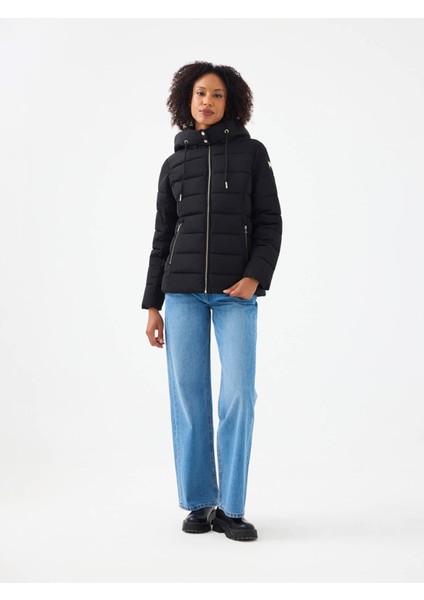 Slim Fit Siyah Kadın Mont LF2041093 fiyatları