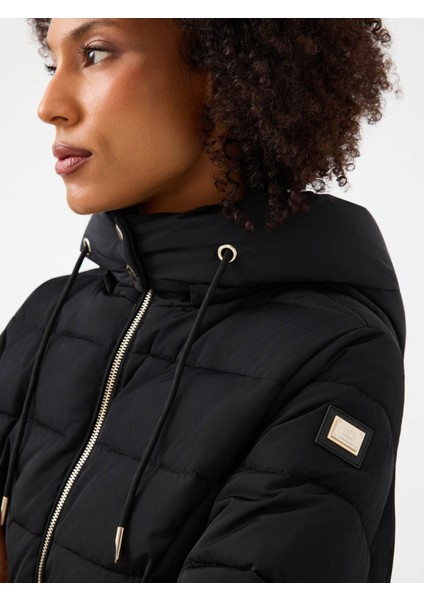 Slim Fit Siyah Kadın Mont LF2041093 modelleri