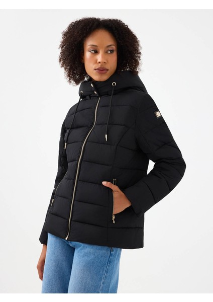 Slim Fit Siyah Kadın Mont LF2041093 indirimleri