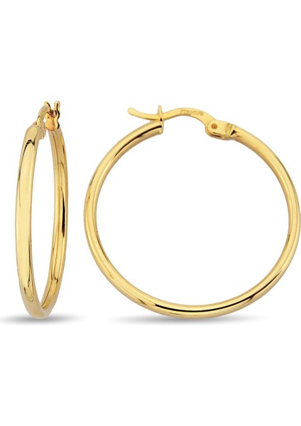 - Küpe - 14 Ayar Altın - Gramı : 3.12