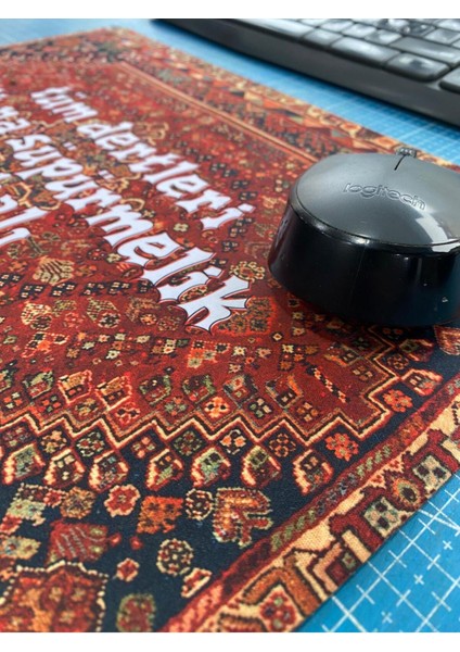 Tüm Dertleri Altına Süpürmelik Bir Halı Desen Baskılı Mouse Pad (28X40 cm ) modelleri