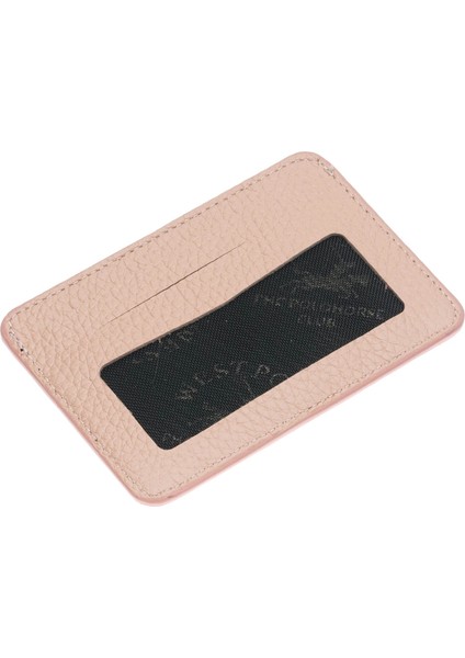 Carpi Çok Bölmeli Unisex Hakiki Flötr Deri Kartlık - Pudra indirimleri