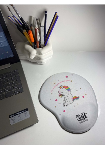 Onu Söyleyemiyoruz Şuan Baskılı Bilek Destekli Mouse Pad